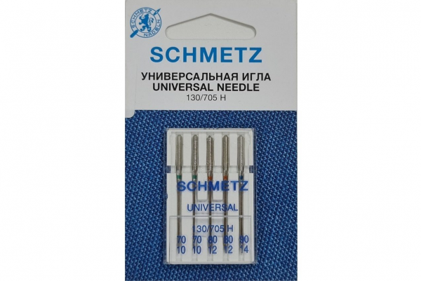 Иглы Schmetz универсальные (70x2, 80x2, 90x1), 5 шт в Ейске